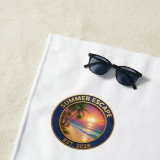 Toalla De Playa Summer Escape Tropical Beach Sunset Bath Towel
