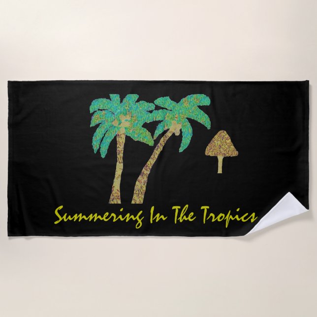 Toalla De Playa Summering In the Tropics  (Anverso)