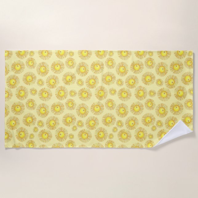 Toalla De Playa Sun is Shining -  (Anverso)