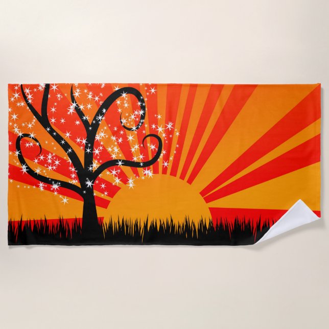 Toalla De Playa Sunburst (Anverso)