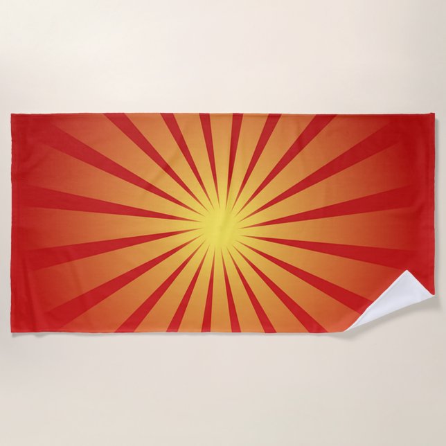 Toalla De Playa Sunburst (Anverso)
