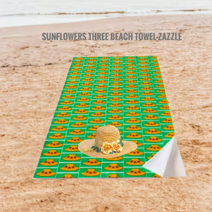 Toalla De Playa Sunflower Three