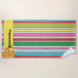 Toalla De Playa Sunny Beach Stripes