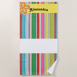 Toalla De Playa Sunny Beach Stripes