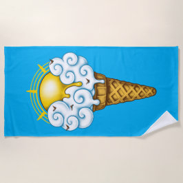 Toalla De Playa Sunny Ice Cream