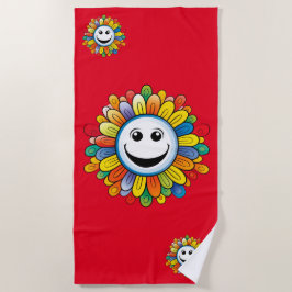 Toalla De Playa Sunny Ray Flower
