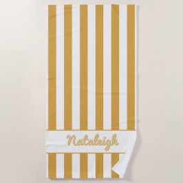 Toalla De Playa Sunset Cabana Stripe