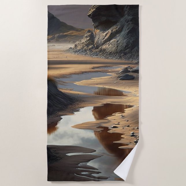 Toalla De Playa Sunset Shore (Anverso)