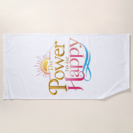 TOALLA DE PLAYA SUNSHINE - EL PODER DE SER FELIZ