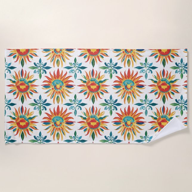 Toalla De Playa Sunshine Motif (Anverso)
