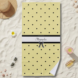 Toalla De Playa Sunshine Yellow Chic Summer Vacation Beach Towel