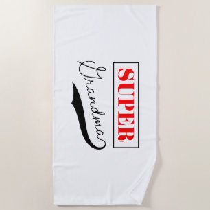 Toalla De Playa Super Abuela