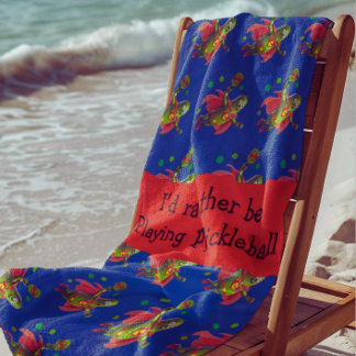 Toalla De Playa Super Pickleman Personalizado