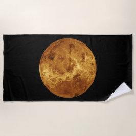 Toalla De Playa Superficie del planeta Venus