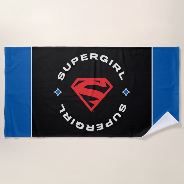 Toalla De Playa Supergirl Age of Heroes Circle S-Shield (Anverso)