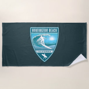 Toalla De Playa Surf Huntington Beach California