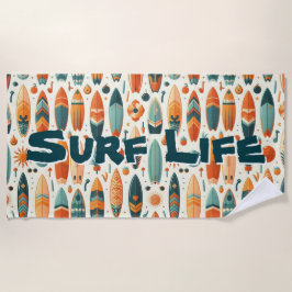 Toalla De Playa Surf Life