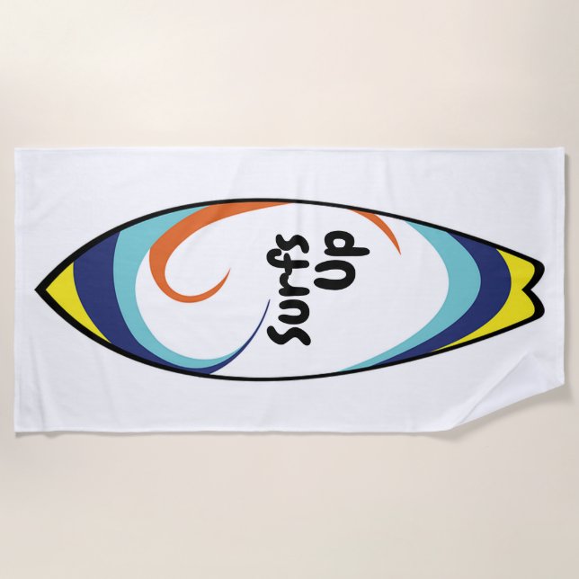 Toalla De Playa Surfs Up (Anverso)