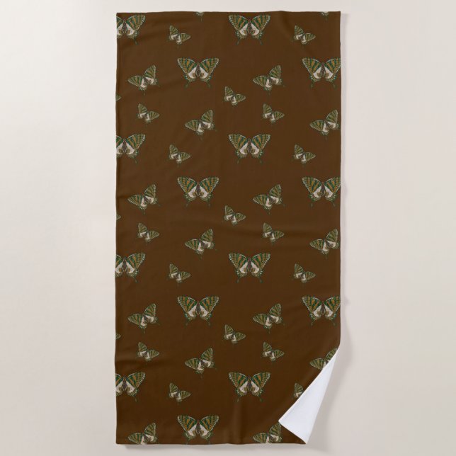 Toalla de playa Swallowtail aborigen (Anverso)