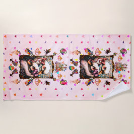 Toalla De Playa Swan lovers