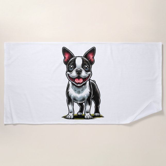 Toalla De Playa Sweet Bustie Dog (Anverso)