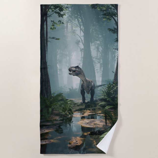 Toalla De Playa T-Rex (Anverso)