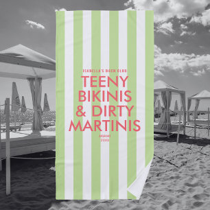 Toalla De Playa Tanganillas y Dirty Martins Club de rayas Bach