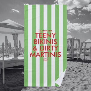 Toalla De Playa Tanganillas y Martins sucios La raya del Club Bach