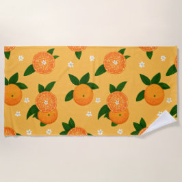 Toalla De Playa Tangerinas de Verano