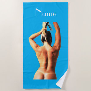 Toalla De Playa Tanlines de modelo de aptitud Thunder_Cove