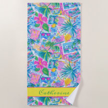 Tarjetas Postales de Playa Tropical Personalizadas