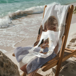 Toalla De Playa Te amo, mamá, regalo de fotos