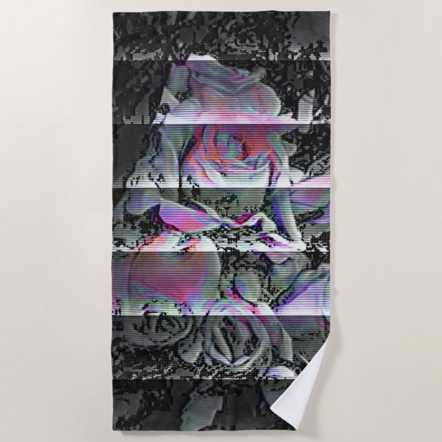 Toalla De Playa Techno Bouquet (Anverso)