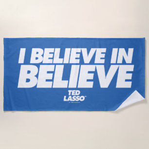 Toalla De Playa Ted Lasso Creo en Believe