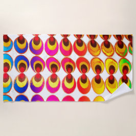 Toalla De Playa Tejidos psicodélicos