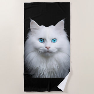 Toalla De Playa Telo Mare Gatto Bianco 