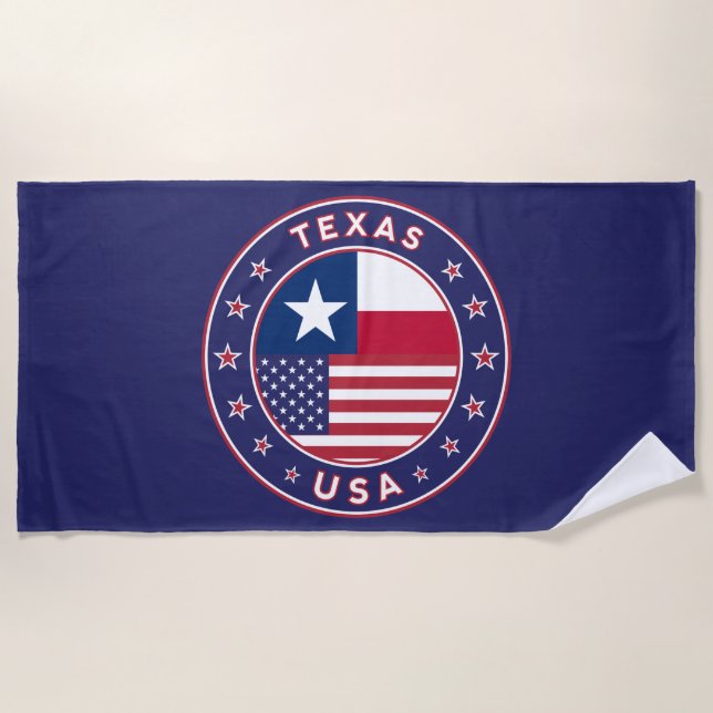 Toalla De Playa Texas (Anverso)