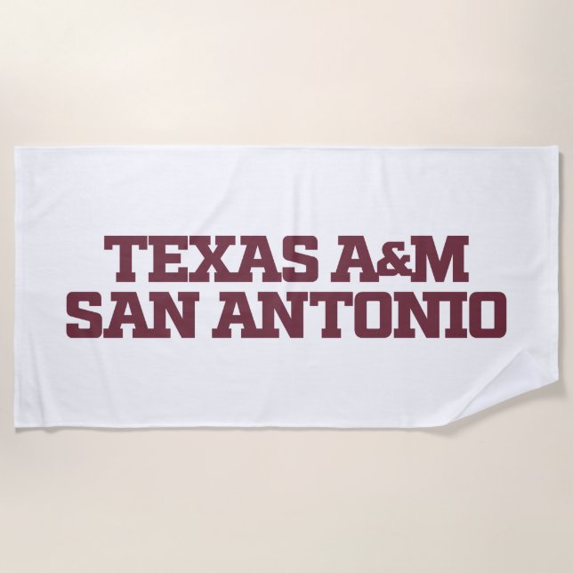 Toalla De Playa Texas A&M San Antonio (Anverso)