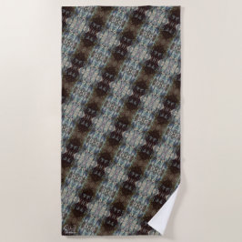 Toalla De Playa Textura #17 de la obra Maritimo