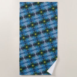 Toalla De Playa Textura #22 de la obra Maritimo