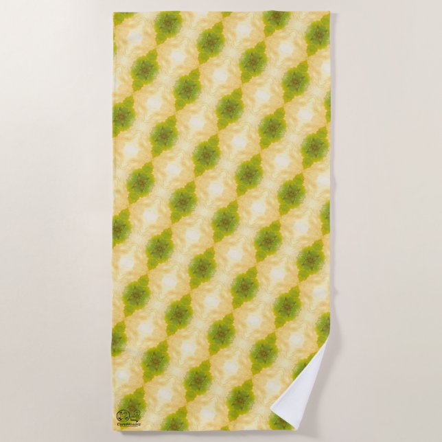 Toalla De Playa Textura #25 de la obra Nuit (Anverso)