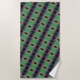 Toalla De Playa Textura #7.0 de la obra Nuit