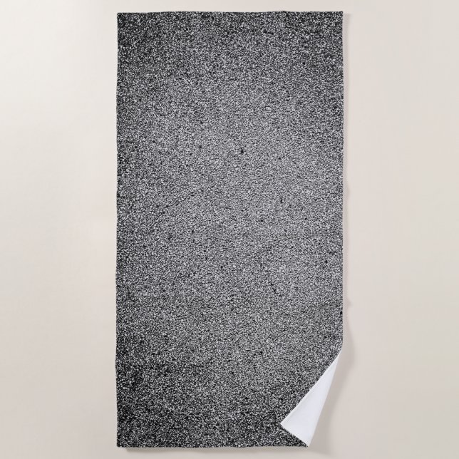 Toalla De Playa Textura de hormigón (Anverso)
