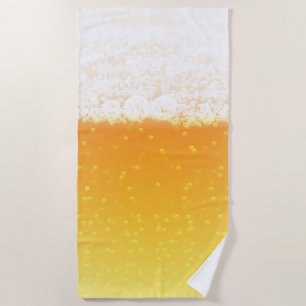 Toalla De Playa Textura de la cerveza