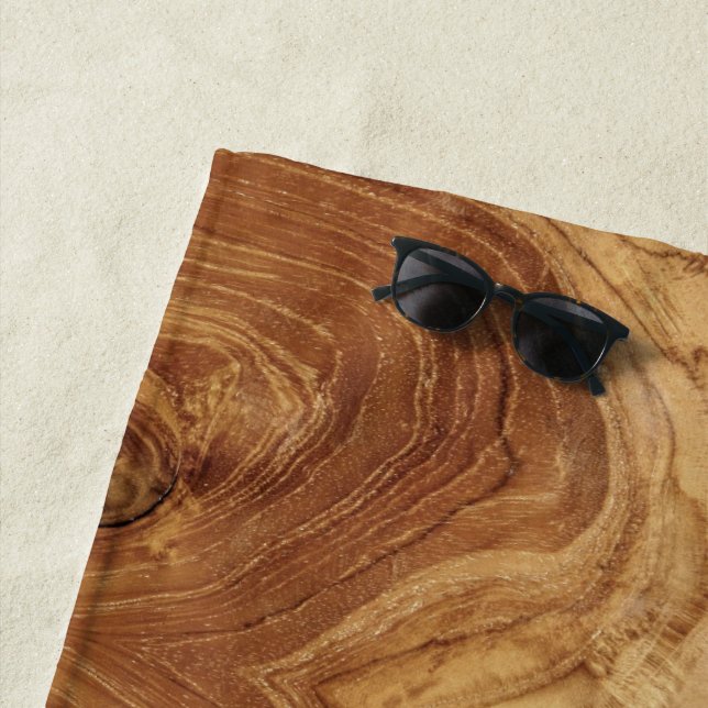 Toalla De Playa Textura de madera de teca rústica de madera Foto d (In situ)