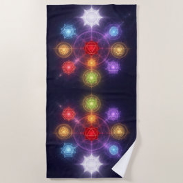 Toalla De Playa The 7 Chakras´3