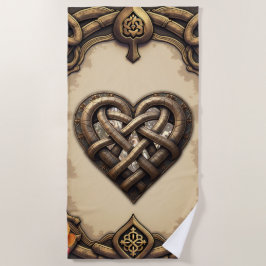 Toalla De Playa The heartbeat of the ancient gods: 