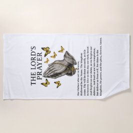 Toalla De Playa The Lord's Prayer