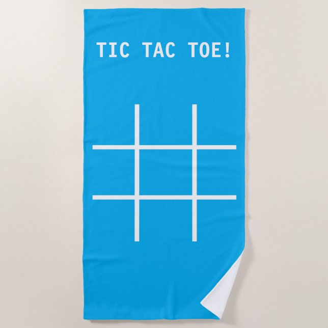 Toalla De Playa Tic Tac Toe Pool and Beach Towel (Anverso)