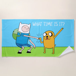 Toalla De Playa Tiempo de aventura Finn & Jake Fist Bump